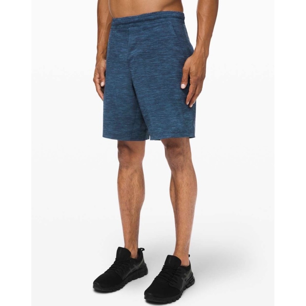Lululemon Pace Breaker Short 9" Liner Heather Allover Iron Blue True Navy Size S